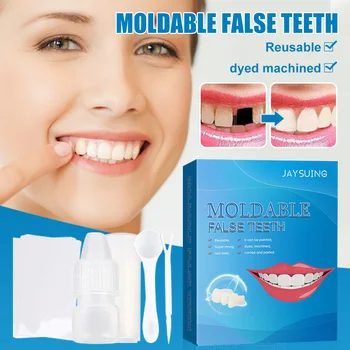 Dinte Temporar Kit De Reparare Dinți Falși Lipici Solid Proteza Pentru Lipsă Rupt Dintii Moldable Plomba