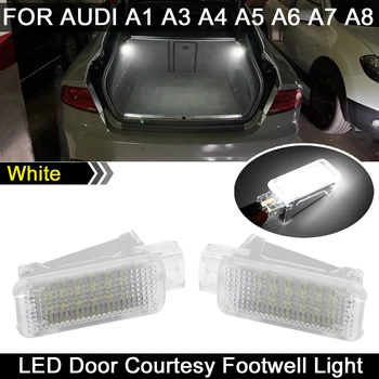 Pentru Audi A1 A3 A4 S4 RS4 A5 A6 A7 A8 Q5 Q7 TT R8 Pentru VW CONDUS Ușa de Curtoazie Interior Picioarelor Lumina Depozitare Portbagaj Lampă torpedo
