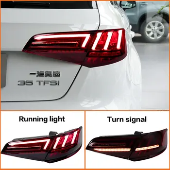 Stop Pentru Audi A3 Stopuri LED 2013-2020 Hatchback, Lampa spate Styling Auto DRL Semnal Proiector Lentilă Accesorii Auto din Spate