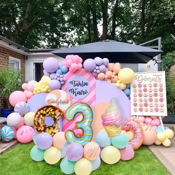 1Set Gogosi, Bomboane, Baloane, Înghețată Figura Balon Set pentru Copil de Dus Fata la Petrecerea de Ziua lui de Decorare pentru Copii Jucărie Consumabile
