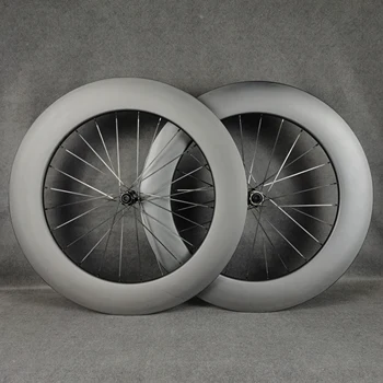 700C de Carbon, Jante de 88 mm Adâncime Drum Disc Frana 25mm Lățime Bicicleta Clincher/Tubulare/Tubeless Roți din Carbon