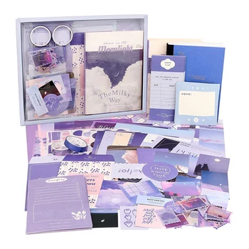 Estetic Album Kit(348Pcs), Junk Jurnalul Kit Cu Jurnalizare/Scrapbooking Consumabile, Papetarie