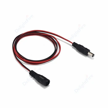 DC Putere Cablu de Extensie 5.5 mm 2.1 mm 5V 12V 3A 5A sursa de Alimentare Cabluri Pentru Benzi cu LED-uri de Lumină aparat de Fotografiat CCTV Router-ul Imprimantei