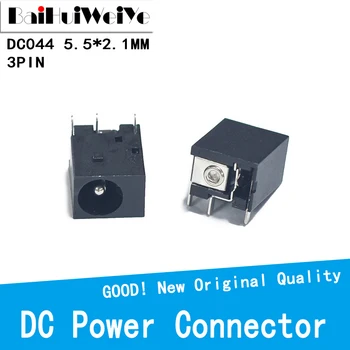 20BUC/LOT DC-044 5.5x2.1mm DC Priza Jack Conector 3Pin DC044 5.5*2.1 mm sursa de Alimentare DC Interface 3-Pin pe Panoul de Montare Plug