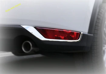 Crom Lumini de Ceață Spate Lampa de Spranceana Dungi Capacului Ornamental Exterior Refit Kit potrivit Pentru Mazda CX-5 CX5 2017 2018 2019 2020 2021 ABS