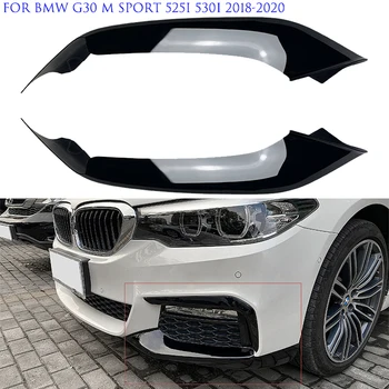 Auto Spoiler Fata Buze Separator de Aer Laterale de Aerisire Canards Spoiler Pentru BMW G30 G31 525i 530i M Sport Tech Pre - LCI 2018 2019 2020