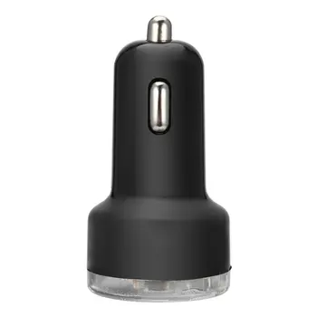 2.1 Un Mini Dual Port USB Universal Vehicul Auto Adaptor Încărcător de Telefon Mobil Încărcător Rapid Cu LED-uri Lumina