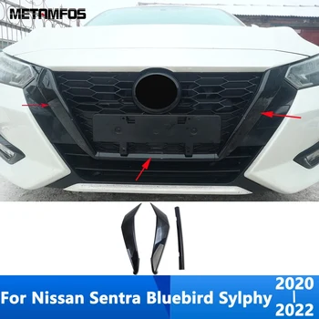 Pentru Sentra Nissan Bluebird Sylphy 2020 2021 2022 Fața Centru De Plasă Grătar Grila Capac Ornamental Autocolant Laminat Bandă Accesorii Auto