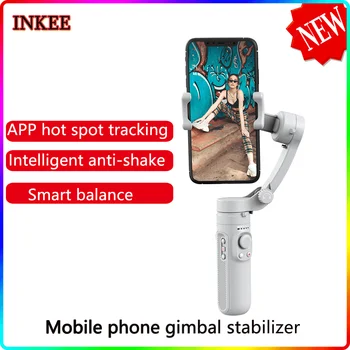 INKEE DELFIN Telefon Mobil Gimbal Smart Trei axe Anti-Shake Stabilizator Handheld Stand de Urmărire a Feței pentru a Trăi Vlog de Fotografiere