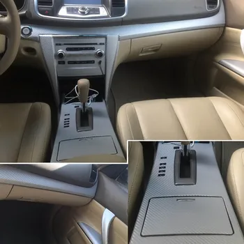 5D Fibra de Carbon Autocolante Pentru Nissan Teana J32 2008-2012Interior Panou de Control Central Mânerul Ușii Decalcomanii Auto Styling Dotari