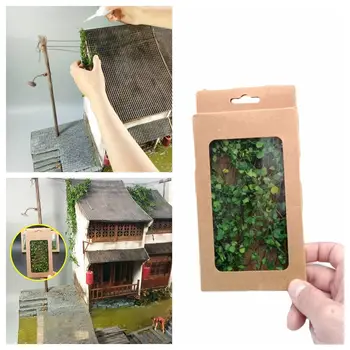 Manual de Materiale Zână Grădină Peisaj Layout DIY Miniatură Viță-de-vie Realist Ivy Simulare de Viță de vie Smocuri de Iarbă