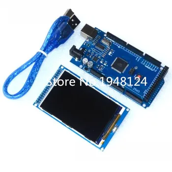 Transport gratuit! 3.5 inch TFT LCD ecran modul Ultra HD 320X480 pentru Arduino + MEGA 2560 R3 Bord cu cablu usb