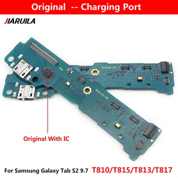 Original Portul USB de Încărcare Cablu Flex Pentru Samsung Tab S2 9.7/SM-T810/SM-T813/SM-T815/SM-T817/SM-T819 Conector Încărcător de Bord