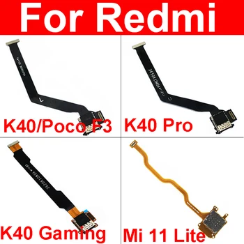 Tăvița Cartelei SIM Reader Flex Cablu Pentru Xiaomi Mi 11 Lite POCO F3 SD Suport Card de Slot pentru Mufa Cablu Flex Pentru Redmi K40 Pro K40 Jocuri