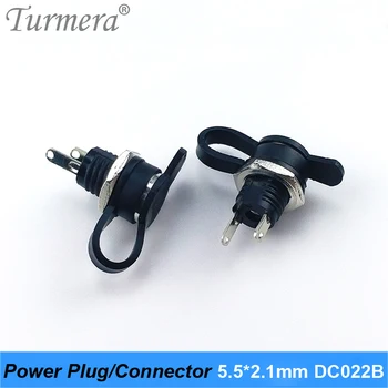 DC conector pentru diy dc rezistent la apa conector jack DC022B 5.5 X 2.1 mm 5pieces/lot Turmera NOI AU8
