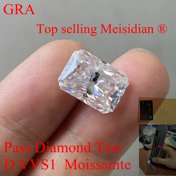 Meisidian GRA 2 Carate 8.5x6.5mmmm D VVS1 Alungit Radiant eliberez de Piatră prețioasă Moissanite Diamant Pret